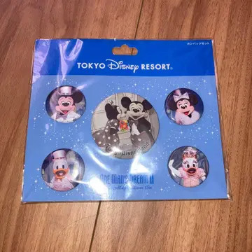 도쿄 디즈니 리조트 캔뱃지 세트