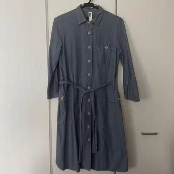 MHL. 그레이 셔츠 원피스 긴팔