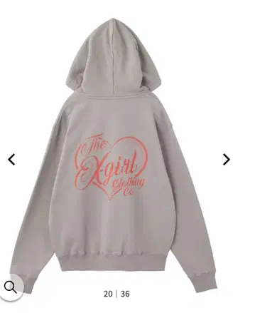 새상품 엑스걸 X-girl SPRAY LOGO SWEAT XG