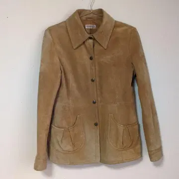 CHEREAUX 베이지 스웨이드 자켓