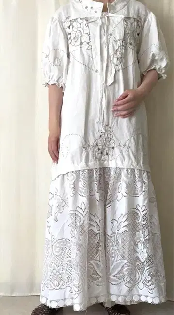 프랑스 앤티크 원피스 BUNON dahl'ia DRAWER