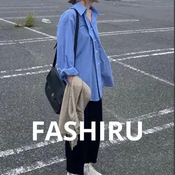 [ FASHIRU ] 스트라이프 변형 셔츠