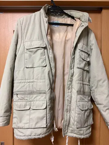 OUTDOOR EXCHANGE 베이지 다운 자켓 S 사이즈