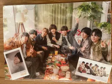 나니와단시 Iwish 특전 세트 클리어 파일, 솔로 카드 7종, 스티커