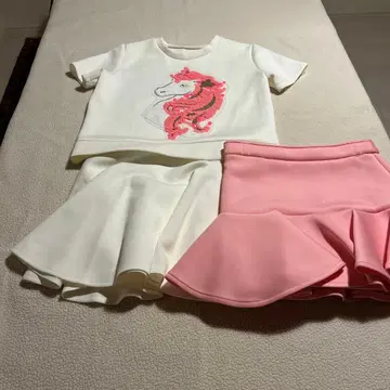 유니콘 자수 포함 셋업