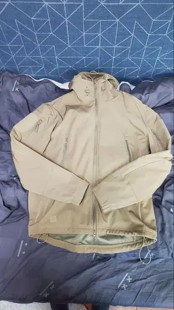 TACVASEN 베이지 밀리터리 자켓