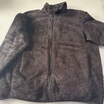 브라운 플리스 자켓 집업 UNIQLO XL 유니클로