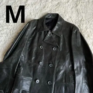 초레어 Paul Smith 양가죽 더블 가죽 자켓 블랙 M 사이즈