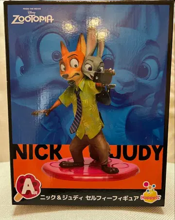 주토피아 닉 & 주디 셀피 피규어 happy 복권 A상