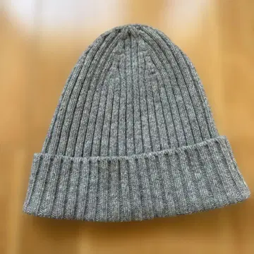 HYKE 그레이 니트 모자 리브