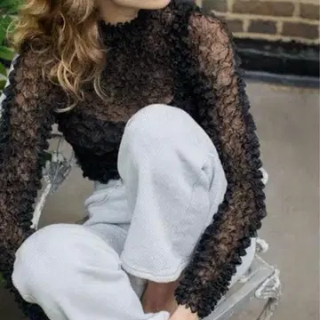 LEINWANDE 라인반도 pocopoco 탑스 블랙