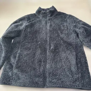 그레이 플리스 집업 자켓 UNIQLO XL 유니클로