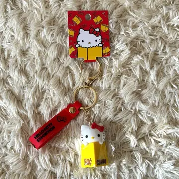 헬로키티전 러버 입체 키링