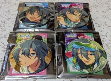 앙상블 스타즈!! Crazy:B 시이나 니키 캔뱃지 4점 세트