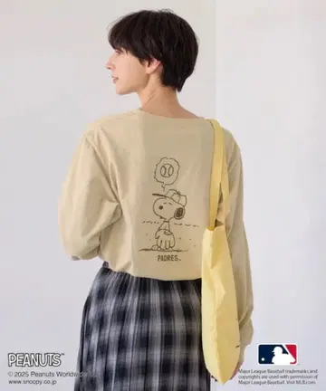 [ PEANUTS x MLB COLLECTION ] 롱 슬리브 Tee