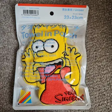 더 심슨즈 바트 심슨 타월 파우치 23x23cm