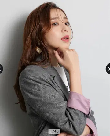 [ 2025AW 새상품 미사용 ] 저스길리티 체크 테일러드 자켓