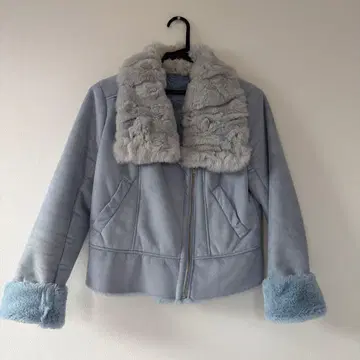 ROYAL PARTY 무스탕 라이더스 블루