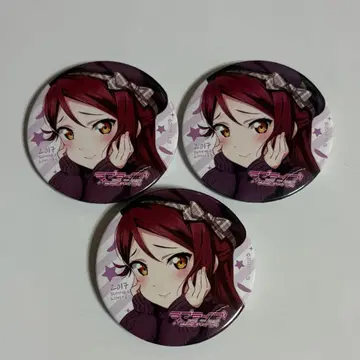 러브 라이브 Aqours 사쿠라우치 리코 C92 캔뱃지 발렌타인 2017