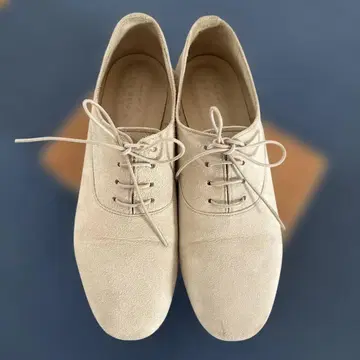 evam eva 에바엠에바 베이지 스웨이드 신발 23cm