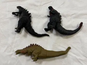 고질라 미니 피규어 3체 세트