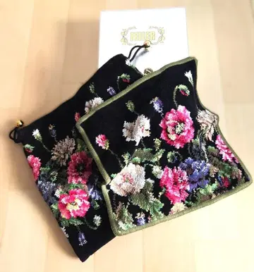 FEILER 플라워 무늬 파우치 세트