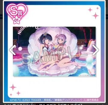 그리드맨 나이트 수영장 S상 비주얼 크로스 복권