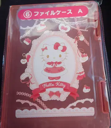 산리오 키티 복권 클리어 케이스 2개