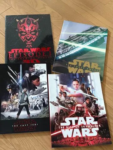 영화 스타 워즈 팜플렛 4권 세트