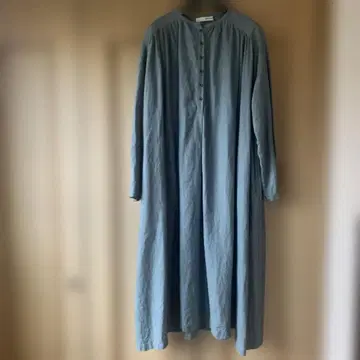 린넨 100% 긴팔 원피스