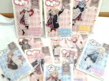 유루유리 x 오오무로케 츠나가루 빅 아크릴 스탠드 전 11종 세트 아토레