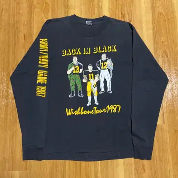 80s USA ARMY BEAT NAVY 밀리터리 게임 T셔츠