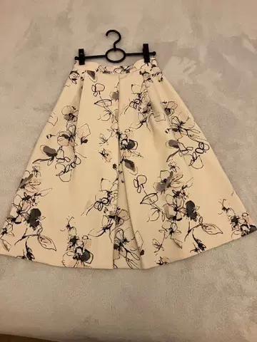 컬 파크레인 꽃무늬 스커트 7호