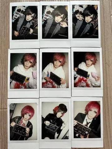 R 지정 Z 씨 폴라로이드 9장