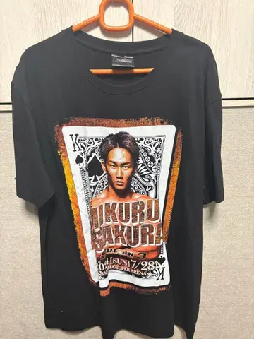 초 RIZIN2 아사쿠라 미쿠루 한정판 t셔츠 L