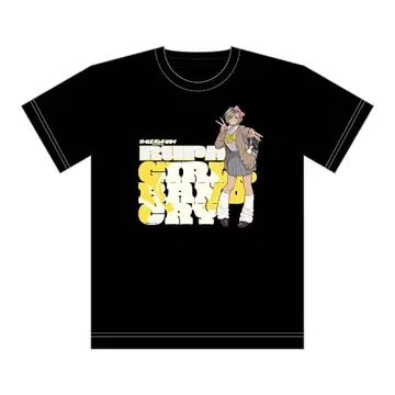 걸즈밴드쿠라이 헤이세이 갸루 신작 T셔츠 루파 L 사이즈