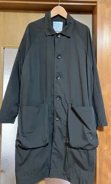 SO 다크 그레이 롱 코트 프리 사이즈