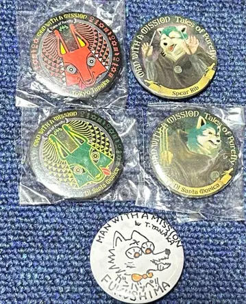 맨 위즈 캔뱃지 5개 세트