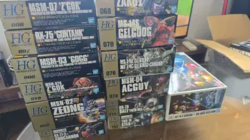 HG 1/144 건담 프라모델 1년 전쟁 시리즈 15개 묶음 판매