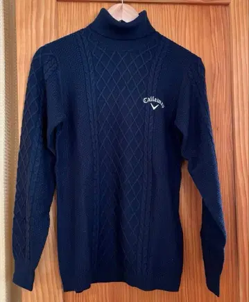 캘러웨이 골프 하이넥 스웨터 M 사이즈
