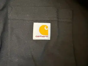 [ 미사용 택 포함 빅 실루엣 L ] Carhartt 블랙 반팔 T셔츠