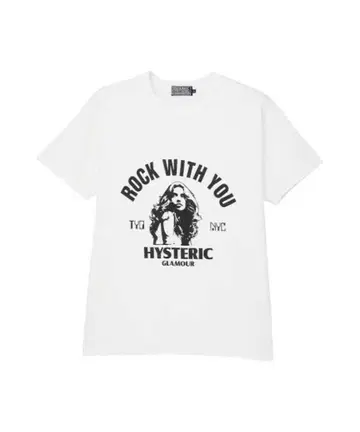 HYSTERIC GLAMOUR 락 위드 유 티셔츠 L