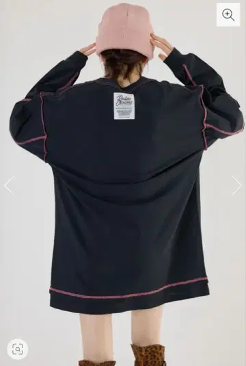 컬러 스티치 레이어드 원피스