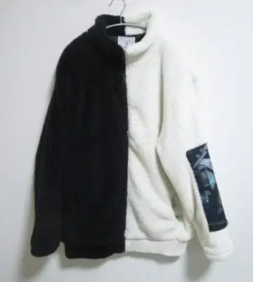 KMK 킹리마스크 바이컬러 보아 플리스 자켓