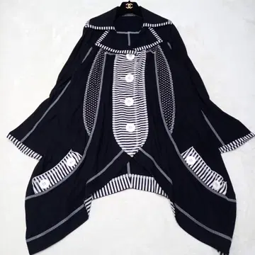 컨디션 최상 빅 사이즈 에이코 콘도 사이즈 42 절개 변형 자켓 블랙