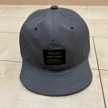 그레이 플랫 바이저 캡 사이즈 57-59cm