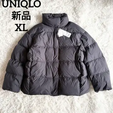 미사용 UNIQLO 유니클로 파우더 소프트 다운 자켓 블랙 XL