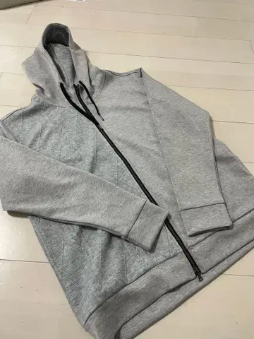 COMME CA MEN 그레이 후드