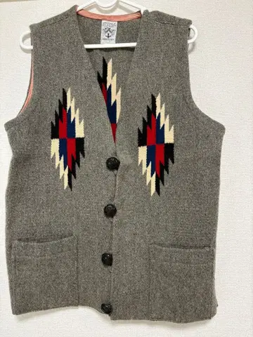 ORTEGA'S 울 베스트 38 사이즈 그레이