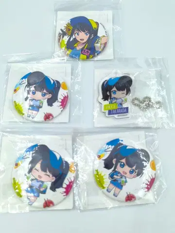 그리드맨 타카라다 리카 캔뱃지 아크릴 키링 드링크 걸